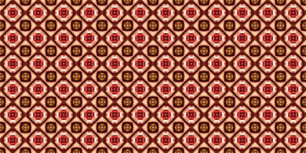 Ethnische geometrische nahtlose Muster Abstrakte Kaleidoskop-Stoffdesign-Textur