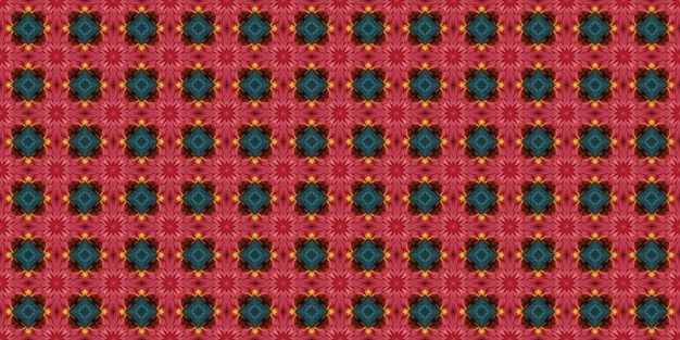 Ethnische Muster Abstrakte Kaleidoskop-Stoffdesign-Textur oder Hintergrund