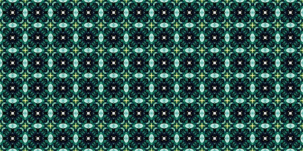 Ethnisches Boho-Nähtlosmuster Abstraktes Kaleidoskopgewebe-Design-Textur