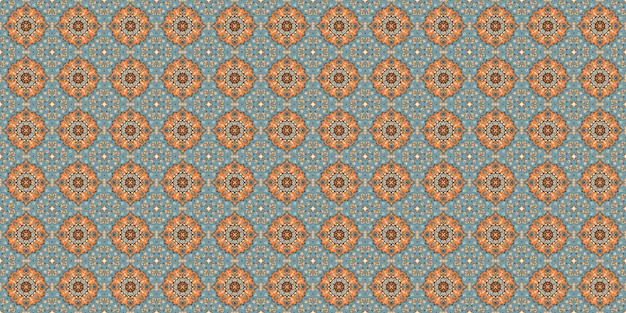 Ethnisches Muster Abstrakt Kaleidoskopgewebe Design Textur oder Hintergrund
