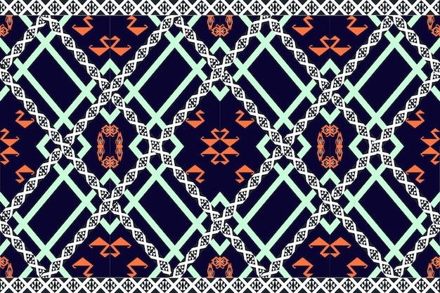 Ethnisches Muster Webkonzept im Vektorstil Design für Stickereien und andere Textilprodukte