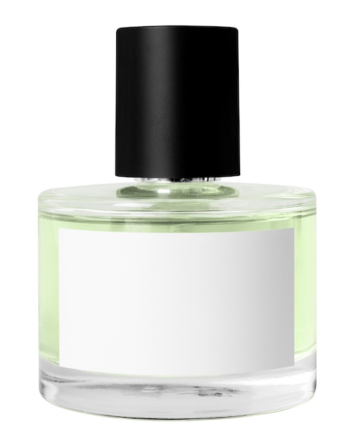 Etiqueta de garrafa de perfume Png fundo transparente
