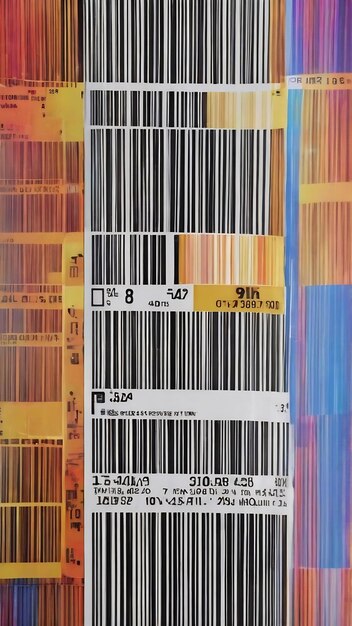 Etiqueta de identificación del producto con código de barras