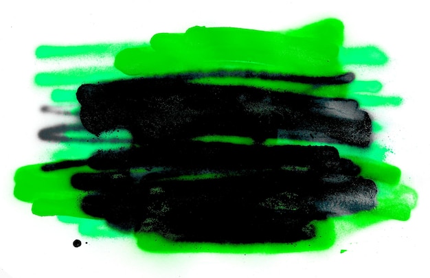 Etiqueta de pintura en aerosol o recurso aislado contra un fondo blanco