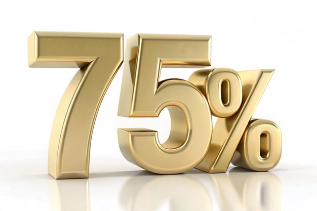 Etiqueta de precio de descuento de ventas 3d para composición 90 por ciento