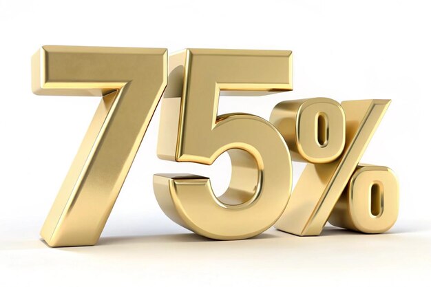 Etiqueta de precio de descuento de ventas 3d para composición 90 por ciento