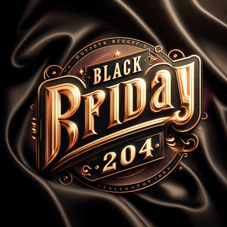 Foto una etiqueta de viernes negro que dice viernes negro en él