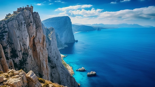 Etwas, das hundertmal größer ist als Gibraltar, könnte eine enorme natürliche Formation oder ein menschengemachtes Gebäude sein.