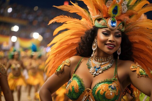 Foto euforia nas ruas o carnaval em sua plenitude