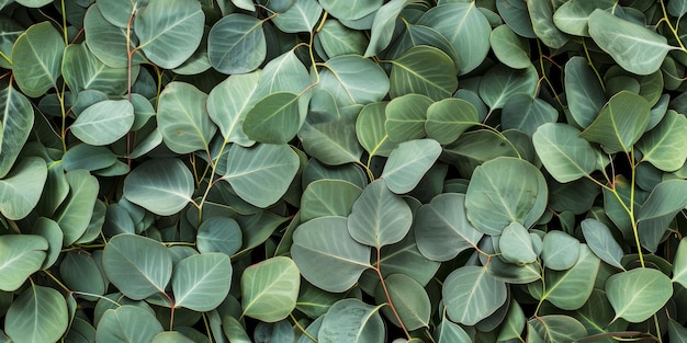 Eukalyptus nahtlos blumiger Hintergrund wiederholt das Naturmuster