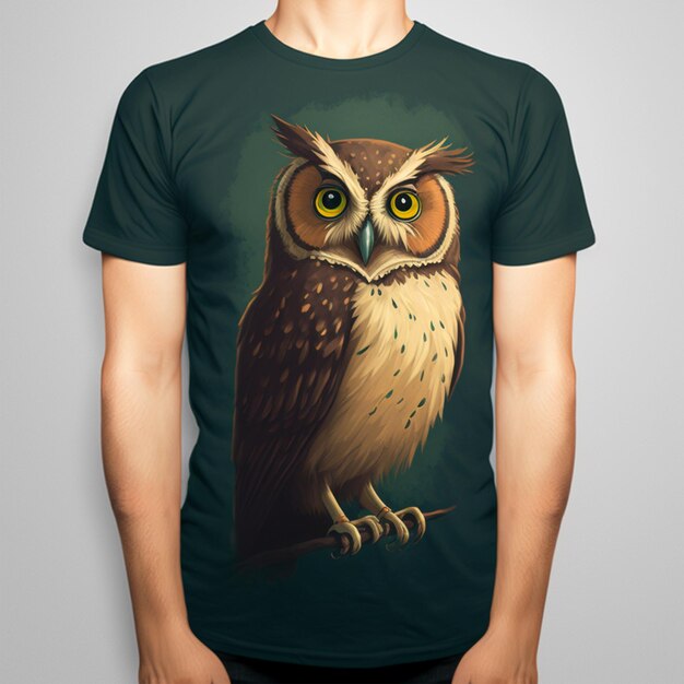 Eulent-shirt Grafikdesignillustration