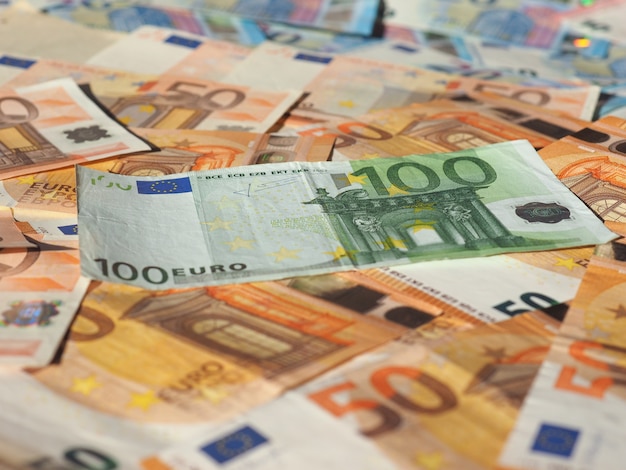 Foto euro-banknoten, europäische union