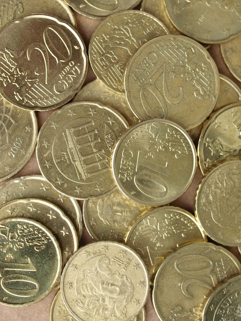 Euro-Münzen-Hintergrund