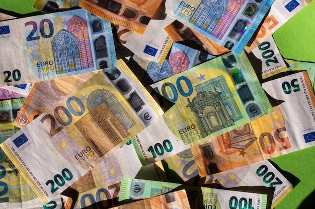 Euro-Währung der Europäischen Union Finanzieller Hintergrund