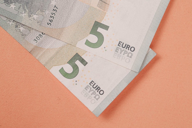 Europäische Währung Geld Euro-Banknoten