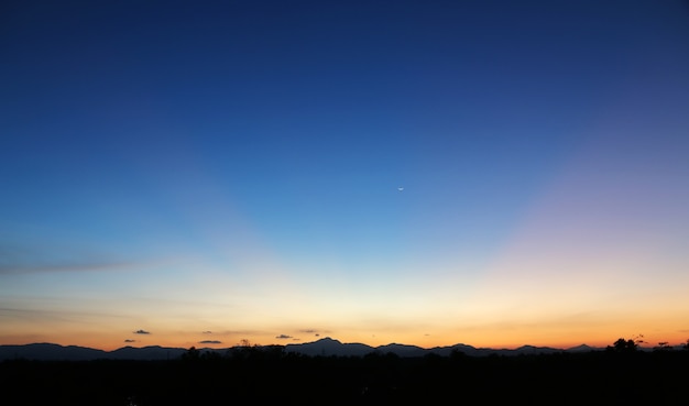 Evening sky in holiday Países tropicais