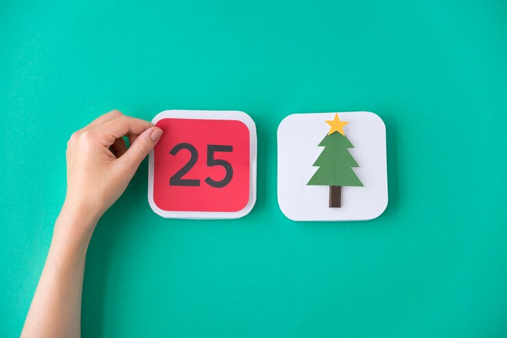 Foto evento de natal feliz festivo comemore o conceito de férias