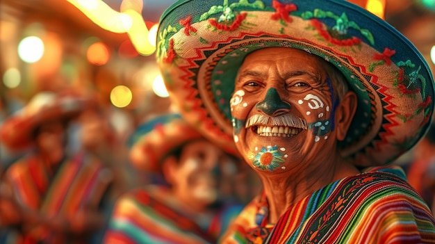 Evento fundamental do México Cinco de Mayo Festas de férias mexicanas foram realizadas
