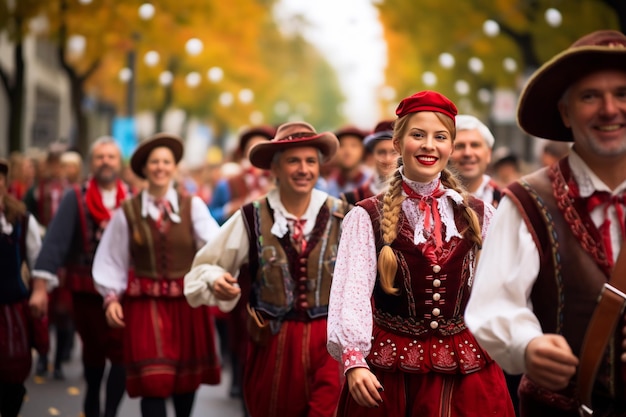 Foto evento oktoberfest en munich, alemania