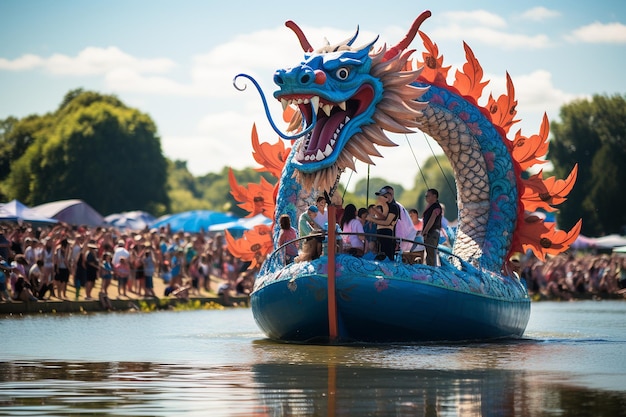 Eventos e atividades comunitárias do Festival do Barco do Dragão