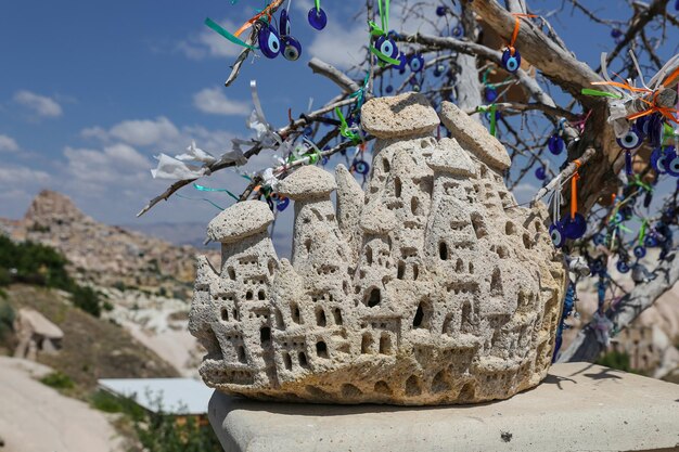 Evil Eye Perlen Baum in Pigeons Valley Cappadocia Nevsehir Türkei