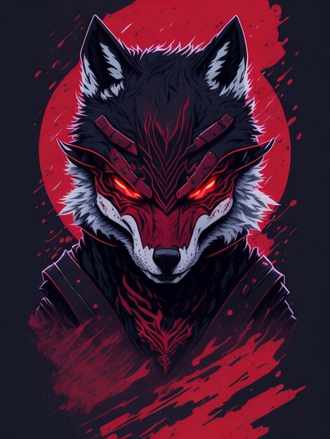 evil_ninja_wolfmagic_tshirt