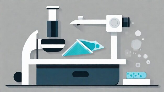 Examinar la composición de los tejidos bajo un microscopio
