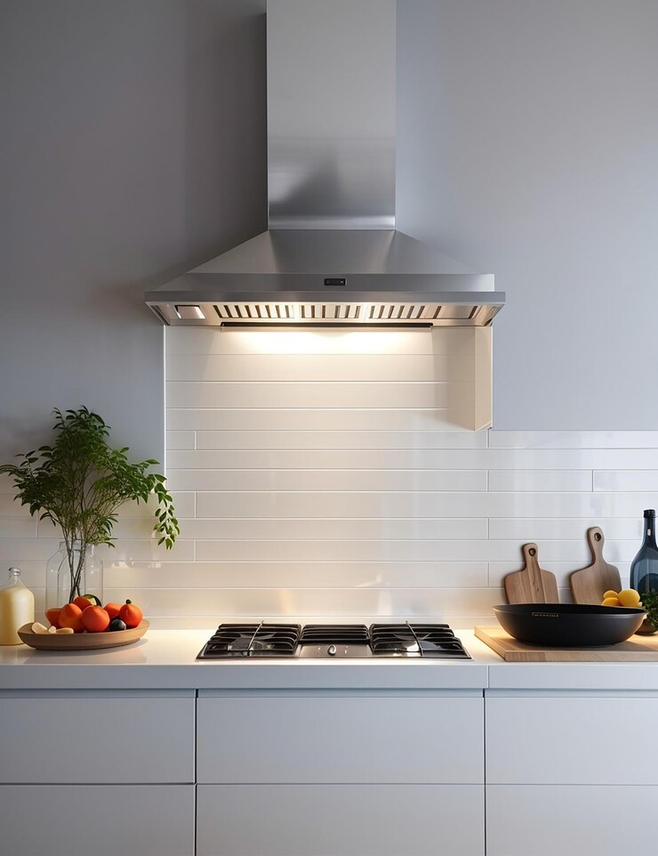 Excavadora de cocina minimalista
