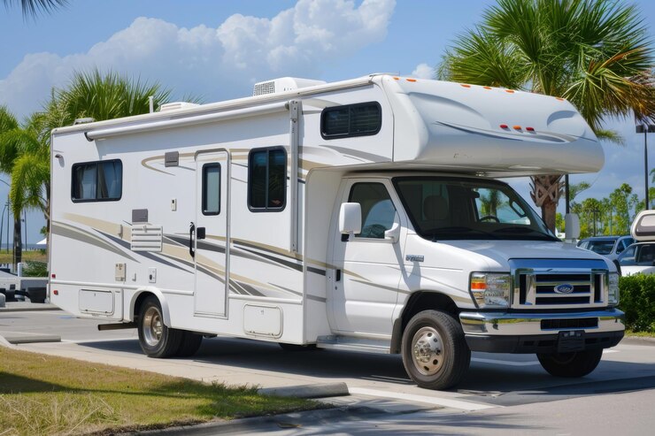 Excursión panorámica en autocaravana Aventura en el majestuoso paisaje montañoso