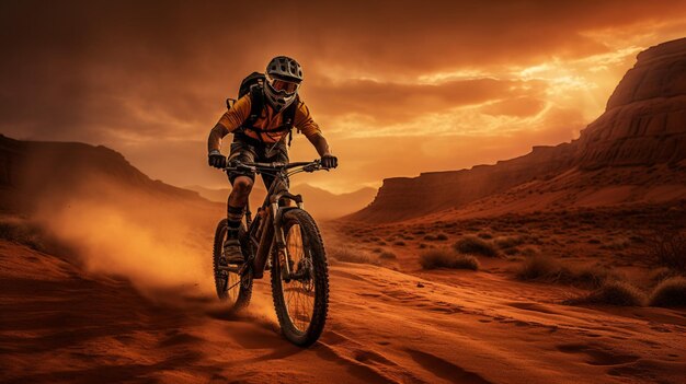 Excursiones en bicicleta por el desierto