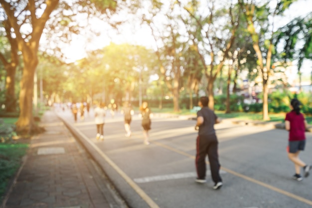 Exercício no Parque Lumpini (Tailândia)