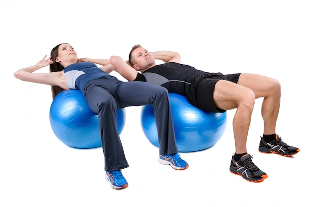 Exercícios de Fitball Abdominal