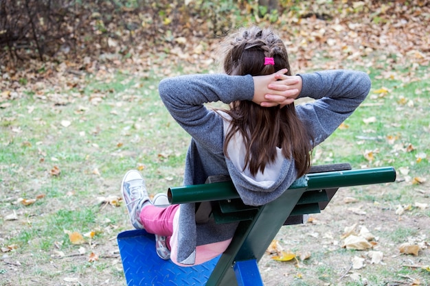 Exercícios para meninas ao ar livre