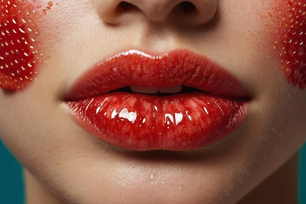 Exfoliante para los labios con sabor a fresa