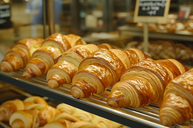 Una exhibición de deliciosos pasteles franceses