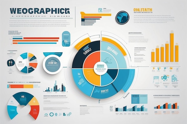 Foto exhibición de infografías