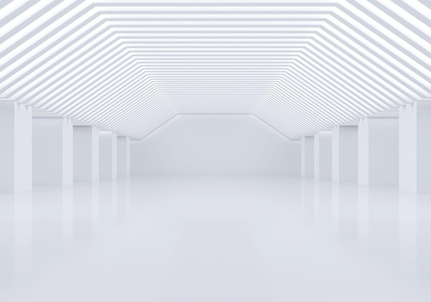 Exibição de renderização em 3D Fundo abstrato branco textura design padrão elemento fundo de itição do produto