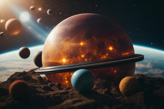 Exoplanet und Sonnensystem