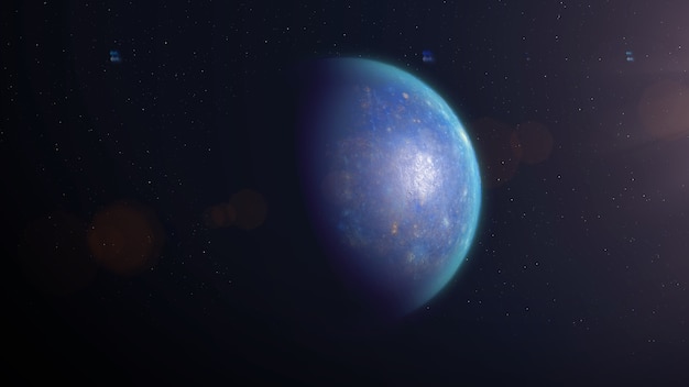 Exoplaneta rocoso azul