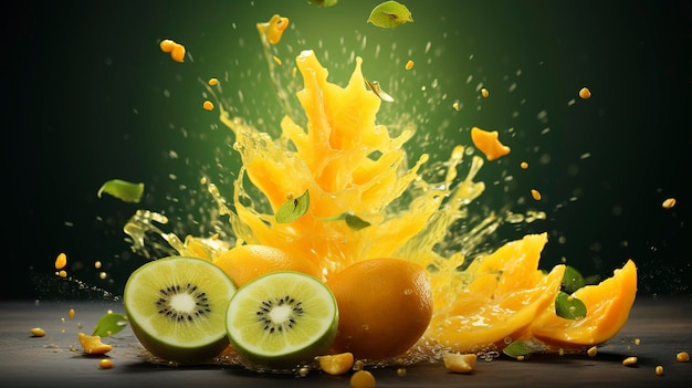 Exotic Starfruit Juice Splash (Spresso de Suco de Estrela Exótico)