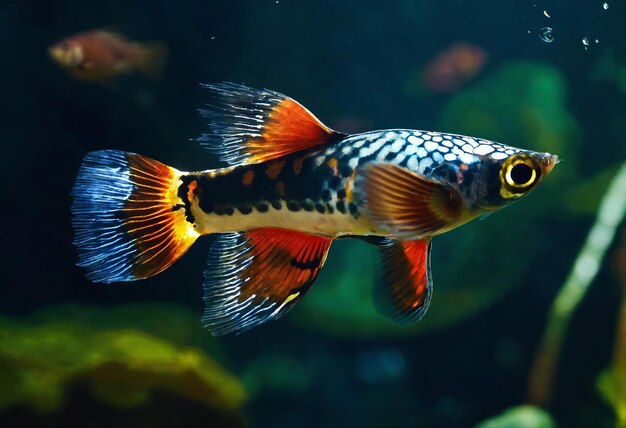 Exóticos peces de colores de las aguas del Amazonas