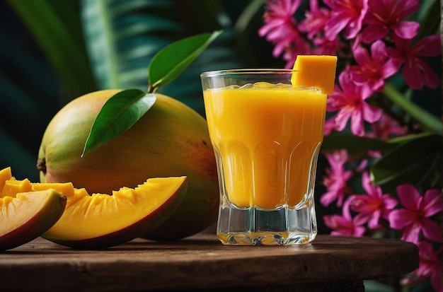 Exotische Flucht Mango Saft Glückseligkeit