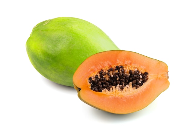 Exotische Fruchtpapaya isoliert