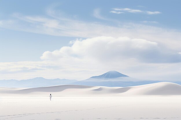 Foto expansión blanca para el fondo plano de arte visionario