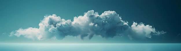 Expansiva Abstracta Arte Digital Foto Realista Nuvens de Inovação Brilhantes Simbolizando Tecno de Pesquisa