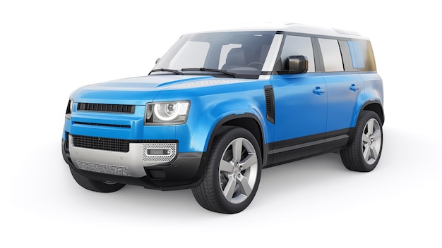 Expedition SUV para áreas rurales y actividades al aire libre 3d render