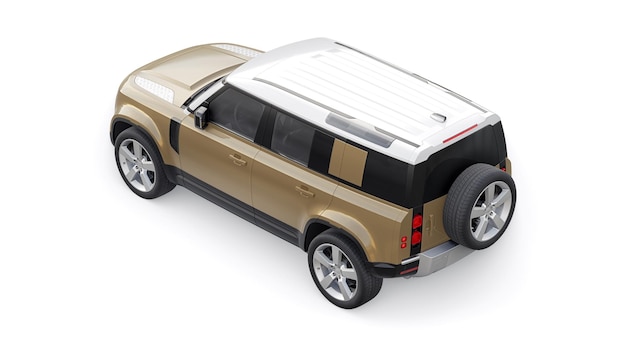 Expedition SUV para áreas rurales y actividades al aire libre 3d render