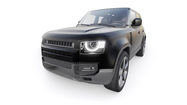 Expedition SUV para áreas rurales y actividades al aire libre 3d render