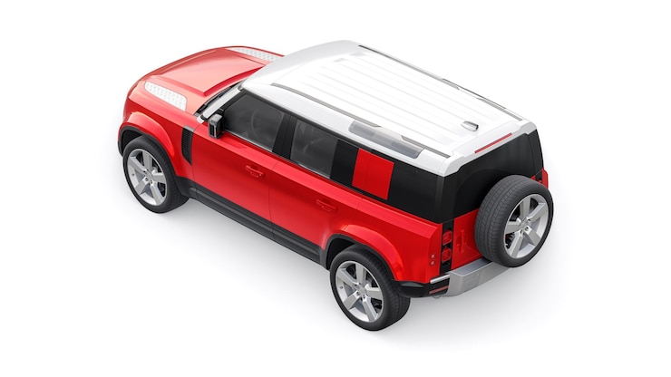 Foto expedition suv para áreas rurales y actividades al aire libre 3d render