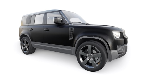 Expedition SUV para áreas rurales y actividades al aire libre 3d render